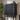 Quatropi Modern Tall Drinks Cabinet Unit Sideboard Fluted Black Oak 104x162cm