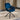 Quatropi Modern Unique Kitchen Swivel Velvet Dining Room Chair Blue