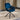 Quatropi Modern Unique Kitchen Swivel Velvet Dining Room Chair Blue