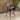 Quatropi Modern Velvet Bar Stool Grey with Metal Legs