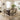 Quatropi Modern Velvet Kitchen Dining Room Chair Cream Fabric Gold Legs