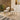Quatropi Modern Velvet Kitchen Dining Room Chair Cream Fabric Gold Legs