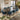 Quatropi Modern Wide 8 Seat Extending Ceramic Dining Set Grey Blue 160-240cm