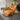 Quatropi Modern Wing Back Electric Powered Recliner Armchair Orange Leather