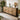 Quatropi Modern Wood 4 Door Sideboard Console Buffet Oak & Gold Metal Brown 214cm