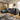 Quatropi Modular 3 Seater Modern Sofa Chaise Couch Footstool Black Fabric