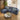 Quatropi Modular 3 Seater Modern Sofa Chaise Couch Footstool Blue Fabric