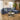 Quatropi Modular 3 Seater Modern Sofa Chaise Couch Footstool Blue Fabric