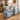 Quatropi Modular 3 Seater Modern Sofa Chaise Couch Footstool Blue Fabric