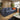 Quatropi Modular 3 Seater Small Modern Sofa Couch Sectional Blue Fabric