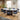 Quatropi Oscar & Ashford Large 8 Seater Oval Dining Set Dark Blue & Grey Ceramic