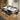 Quatropi Oscar & Hastings Modern 8 Seater Dining Set Dark Blue & Grey Ceramic