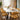 Quatropi Oscar & Rudie 6 Seater Round Extendable Dining Set Yellow Gold & Black-Veined White Ceramic