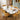 Quatropi Oscar & Rudie 6 Seater Round Extendable Dining Set Yellow Gold & Black-Veined White Ceramic