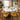 Quatropi Oscar & Rudie 8 Seater Round Extendable Dining Set Yellow Gold & Black-Veined White Ceramic