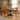 Quatropi Oscar & Venus 6 Seater Round Extendable Dining Set Burnt Orange & Black Ceramic