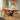 Quatropi Oscar & Zelda 6 Seater Extendable Dining Set Burnt Orange & Rustic Blue Ceramic