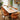 Quatropi Oscar & Zelda 8 Seater Extendable Dining Set Burnt Orange & Rustic Blue Ceramic
