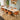 Quatropi Oscar & Zelda 8 Seater Extendable Dining Set Burnt Orange & Rustic Blue Ceramic