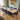 Quatropi Oscar & Zelda Large 8 Seater Extendable Dining Set Rustic Blue Ceramic