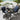 Quatropi Outdoor Round Dining Table 90cm - Modern 4 Seater Garden Ceramic Grey