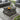Quatropi Outdoor Square Patio Garden Coffee Table Grey Aluminium Glass 80cm