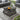 Quatropi Outdoor Square Patio Garden Coffee Table Grey Aluminium Glass 80cm