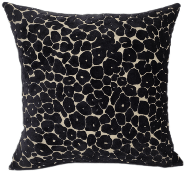 Quatropi Paul Moneypenny Spoton Black Scatter Cushion 43cm