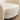 Quatropi Petra Vanilla Occasional Accent Armchair White Boucle
