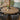 Quatropi Peyton & Glasgow Wooden 8 Seater Round Dining Set Dark Grey & Reclaimed Oak