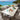 Quatropi Pharos Ceramic Outdoor Dining Table 6 Seater Garden Table Beige 180x90cm