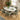 Quatropi Piper & Venus 6 Seater Round Extendable Dining Set Green & Light Grey Ceramic