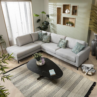 Quatropi Premium Corner Sofa - Modern Left-Hand 4 Seater L-Shape - Choose Your Fabric - 290cm