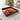 Quatropi Premium Hand-Painted Glossy Large Square Wooden Tray Red & Black 50cm