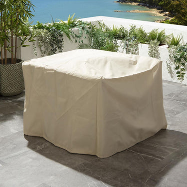 Quatropi Premium Outdoor Garden Armchair Modern Patio Club Chair Grey Rope