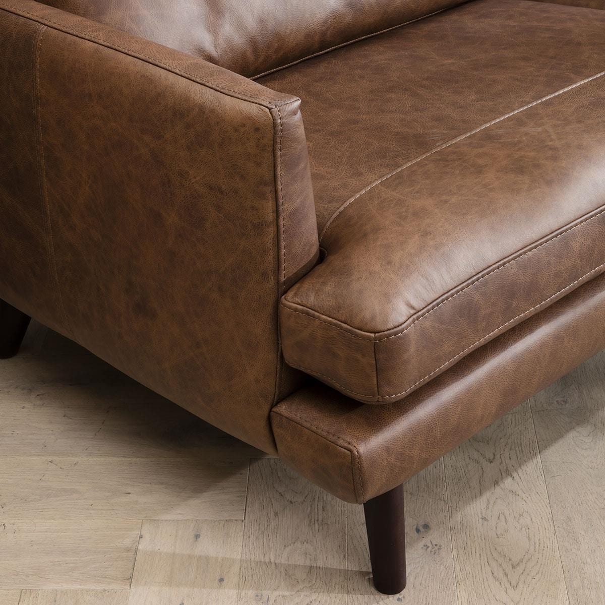 Quatropi Quatropi 2 Seater Premium Leather Sofa - Real Leather Options - 170cm