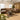 Quatropi Quatropi 6 Seater Large Sectional U-Shape Corner Sofa Set Brown 9R