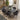 Quatropi Quatropi Designer 6 Seater Ceramic Marble Dining Set Grey Swivel Chairs