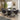 Quatropi Quatropi Designer 6 Seater Ceramic Marble Dining Set Grey Swivel Chairs