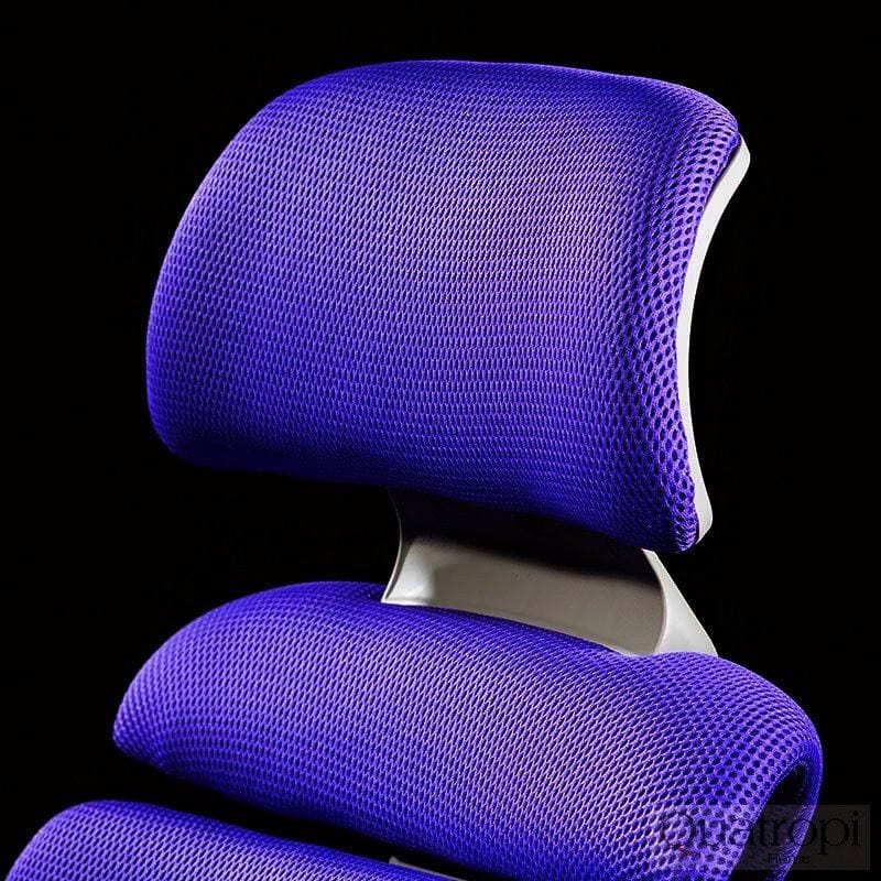 Quatropi Quatropi Ergomomic Luxury Morphorlogical Purple Mesh Office Chair New