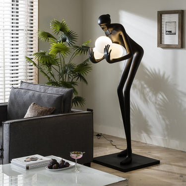 Quatropi Quatropi Large Sculpture Floor Lamp Silhouette Feature 190cm - Bubble LED Light