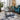 Quatropi Quatropi Round Coffee Table Modern Black Marble-Effect Ceramic Top 90cm