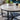 Quatropi Quatropi Round Coffee Table Modern Grey Marble-Effect Ceramic Top 90cm