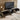 Quatropi Quatropi Shagreen TV Stand 185cm Gold - Black Oak Unit, 4 Doors, Open Storage