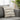 Quatropi Quatropi Square Cushion 45cm White Chamois - Stragger Design, Jumbo Piping