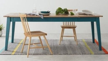 Quatropi Ralph 6-8 Seater Extending Dining Table With Drawer Grey Oak 175-215cm