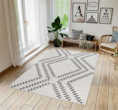 Quatropi Riley Large Rug Cream / Grey 200 X 290cm
