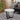 Quatropi Round Side End Lamp Table Modern White Marble Effect Ceramic 90cm