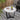 Quatropi Round Side End Lamp Table Modern White Marble Effect Ceramic 90cm