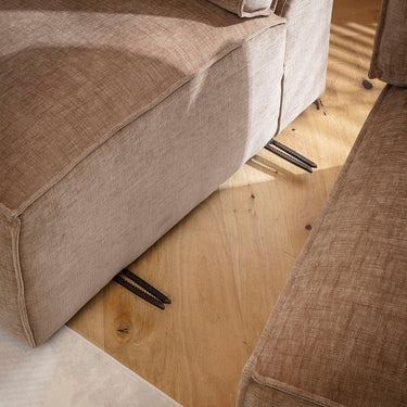 Quatropi Rupert Armless Middle Modular Sofa Section Fawn 89x98cm